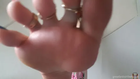 Great British Feet - Big Friendly Goddess Ep1 Giantess From Floor Pov