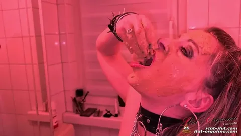 SlutOrgasma – Scat-Slut Celeste beauty shit face mask