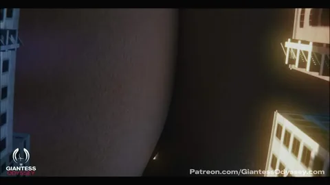 Giantess Odyssey - Titania Vs Raven