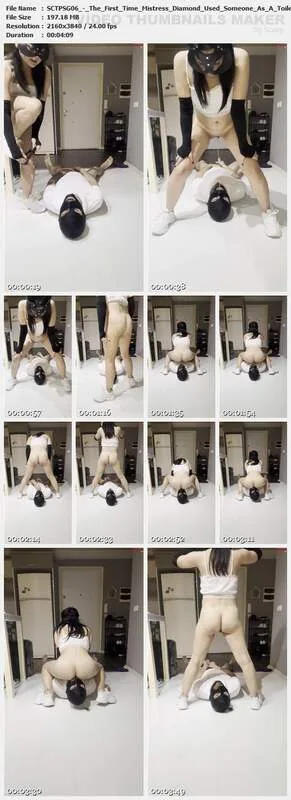 SCTPSG06 - The First Time Mistress Diamond Used Someone As A Toilet Slave