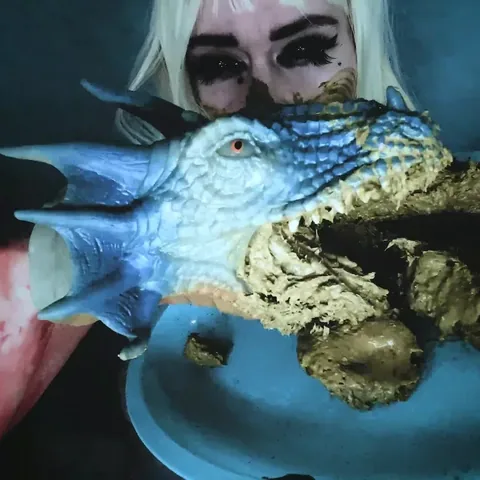Scat Witch With Toy