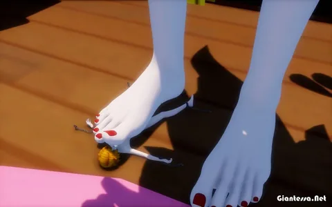 Mito Trample - Giantess Sparle Footjob Trample