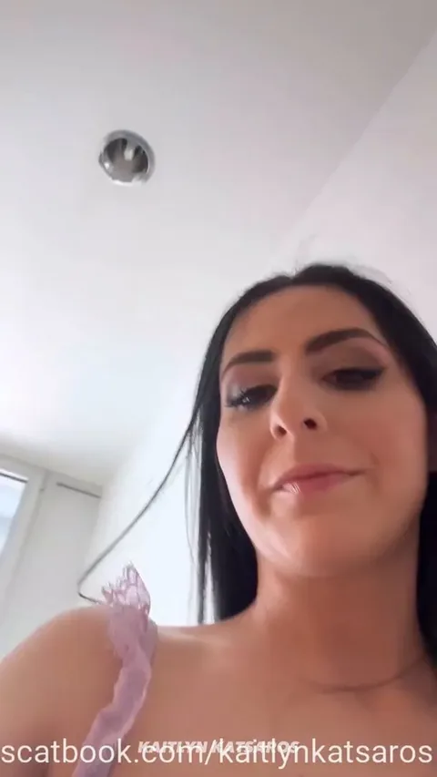 Kaitlyn Katsaros - Checking my ass on set always hate when it has to be cleaned