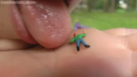 CANADIAN AND ASIAN GIANTESS FANTASY - Audens Micro Vore Revenge HD 720p Version