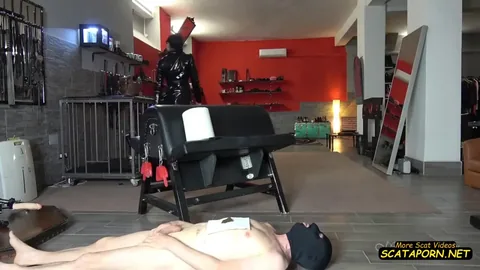 HIS FIRST SCAT MEAL - Fboom - Mistress Gaia