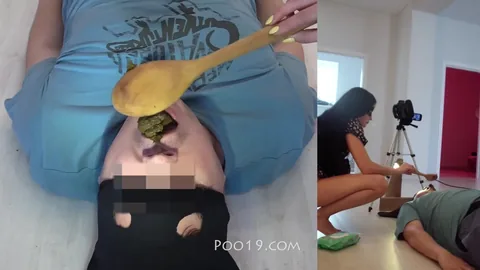 MilanaSmelly - My mouth was completely filled with hard shit