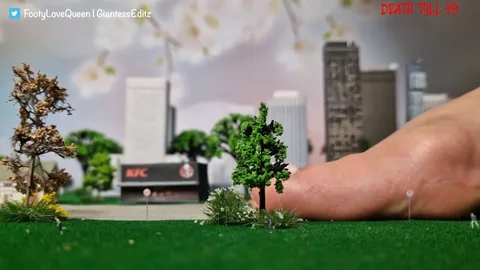 Giantess FootyQueen - Destruction Part 6