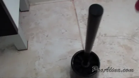 PooAlina - Toilet slave eats Alinas morning diarrhea