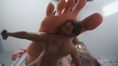 Bratty Foot Girls - Inked2Plz Cher Tiny VS Amazons