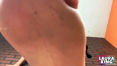 Laura King - Giantess Makes you Lick her Sweaty Big Feet