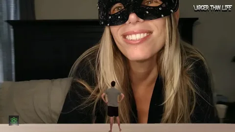 Larger Than Life - Pennyplace In Giantess Mouth  Nipple Play For Joi