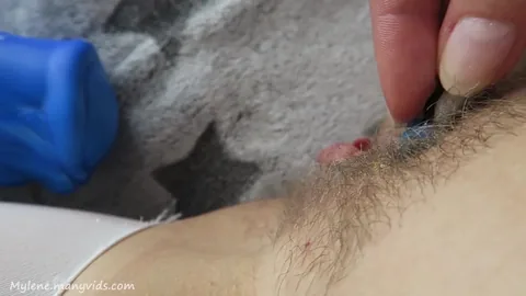 Mylene - Giantess fucks her holes w tiny, orgasm