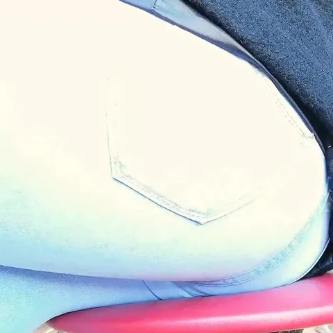 Olga In Dirty Jeans On The Street