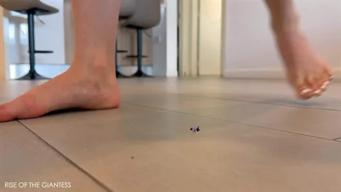 Rise Of The Giantess - YOGA makes me HUNGRY 4K Giantess Gabi Steps on Sits on Belly squishes then Eats tiny men