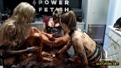 Double Foot Fisting - Power Fetish - Sasha Anime  Eden Ivy  Brittany Bardot