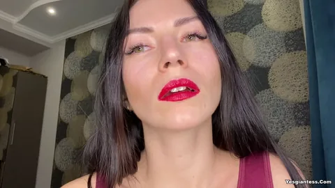 Princess Monica - Face And Mouth Fetish Giantess
