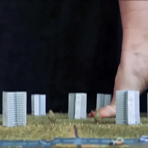 Watch Mega Giantess Crushes A City