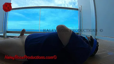 Haley Rose - Cruise Ship Balcony Shit Feeding