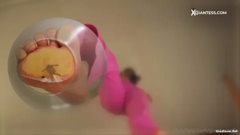 Xgiantess - Giantess Girl Crushes  Tramples You Into Cat Food With Her Feet