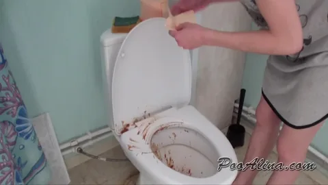 PooAlina - Smelly explosive diarrhea from Alina in the morning