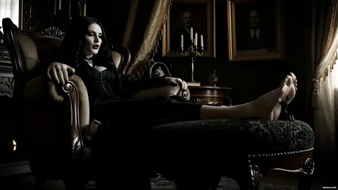 Goddess Amber Zera - Giantess Gothic Womans Butler