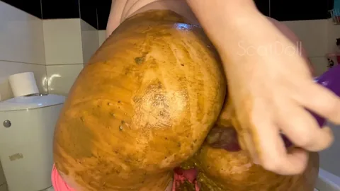 Scat Doll - PantyPooping and Dirty Anal!