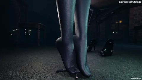 FoFe3D - Ada Wong and Leon Barefoot Version