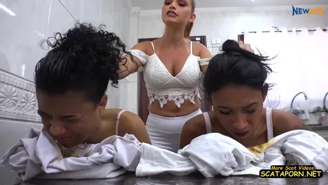 NewScatinBrazil – 3 Different Shits – Manuela, Janaina Slave and Nathaly