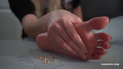 Imilia Audley - Giantess Compilation Feet God