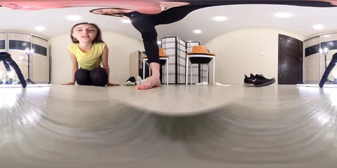 Under Giantess Soles - Erin  Ashley Punishment For Nasty Roommate Vr 360 4K