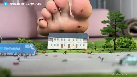 Miss FairTrade Feet - Giantess Fairtrade The City Of Fairtrade Part 2