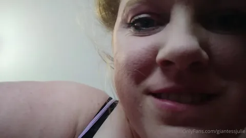Julie Bliss  - Giantess Julie Crushes You With Her Huge Tits And Then Swallows You Whole