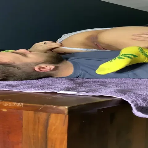 Peeing All Over Him