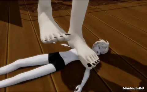 Mito Trample - Giantess Hinata Trample Crush
