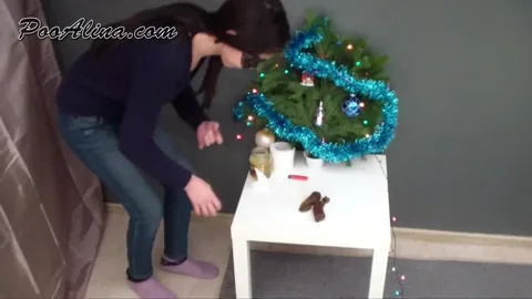 PooAlina - Christmas pooping from Alina