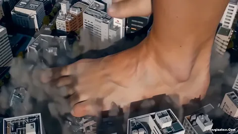 GTSAnon - Giantess Lizs Crushes City