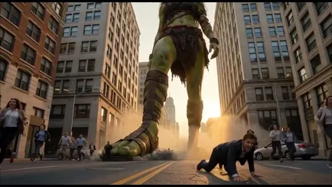 Girlsgonegiant - Fitness and Orc Giantess